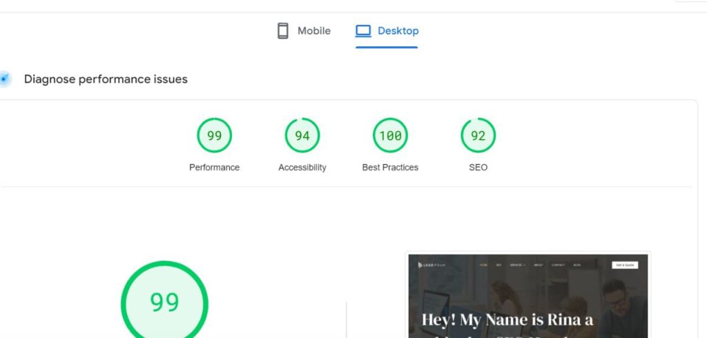 Page Speed Optimization