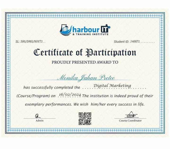 digital marketing certificate